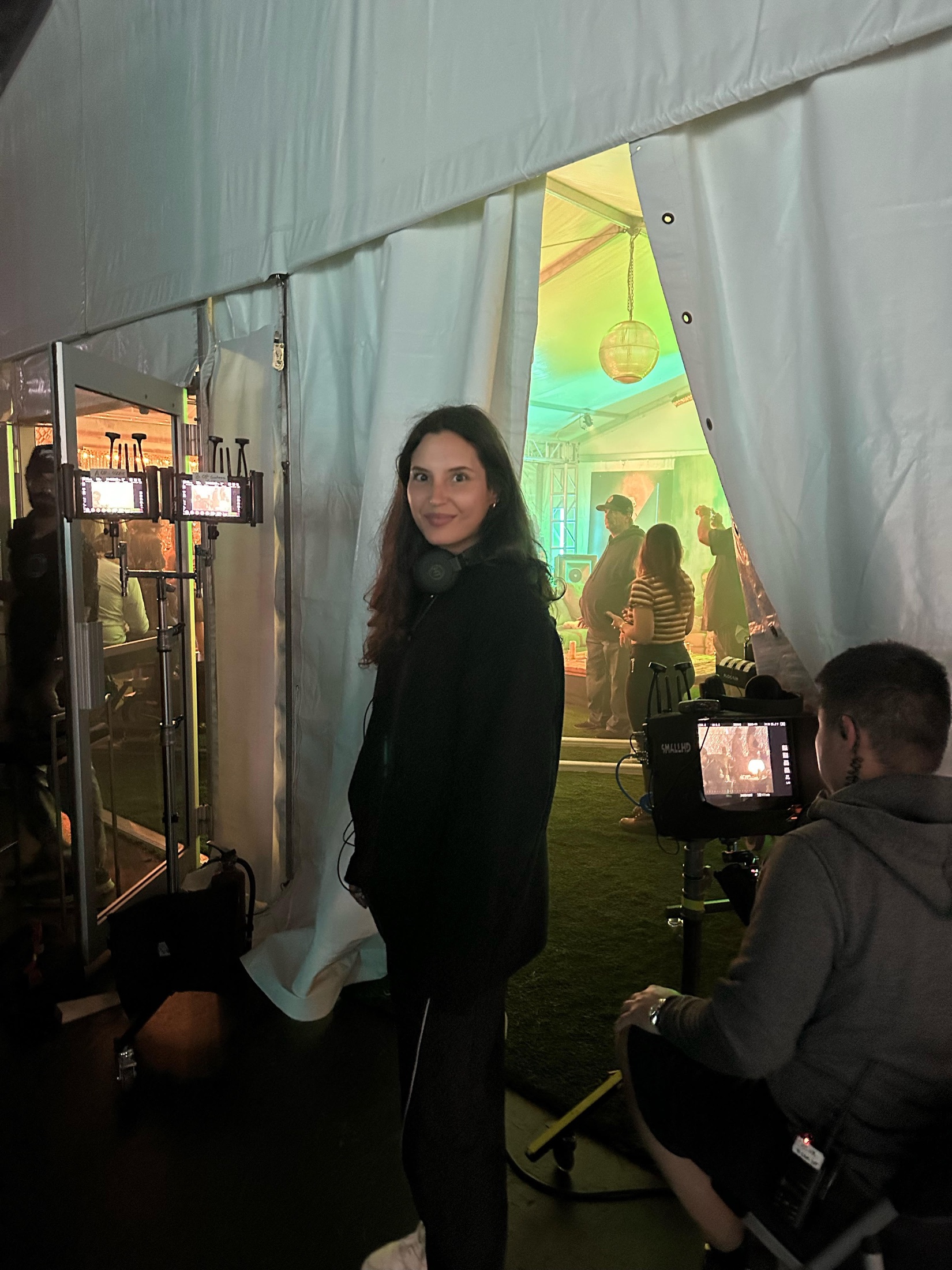 Axelle Azoulay producing on the set of ZHU’s Black Midas visual album